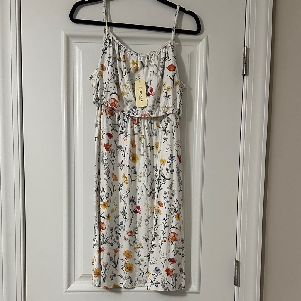 Floral Spaghetti Strap Dress